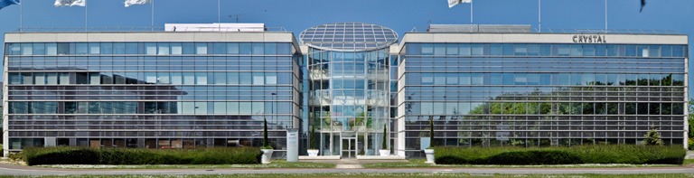 Vue extérieure des bureaux Crystal