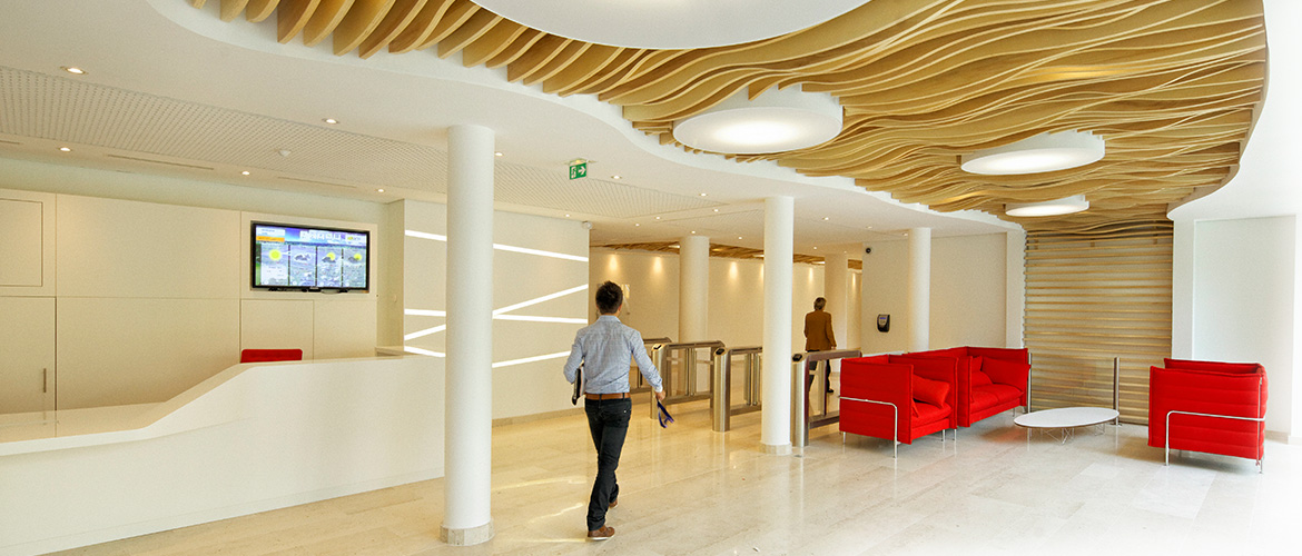 Vue intérieure des bureaux Solaris